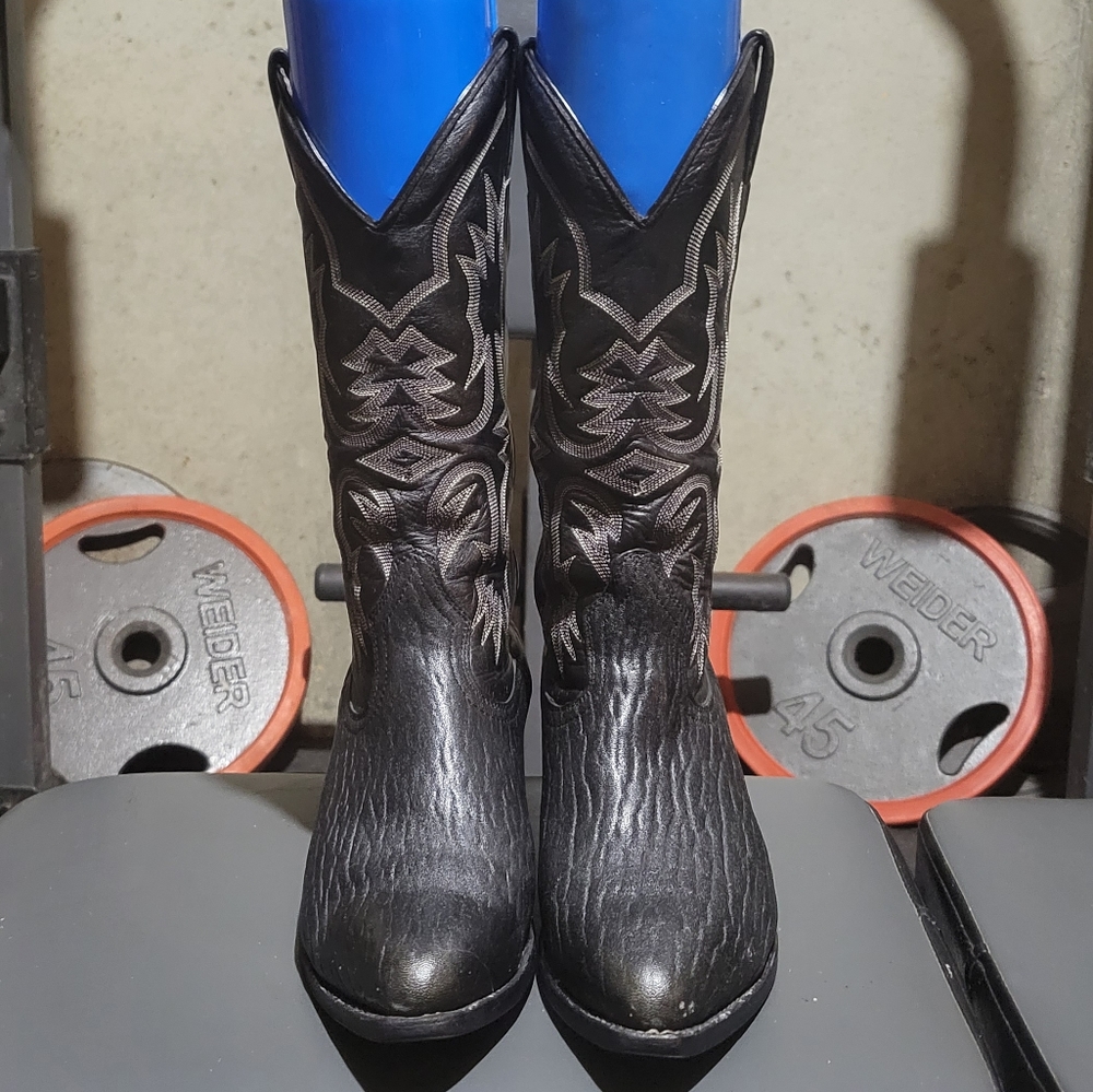 Men's Exotic Western Cowboy Boulet Boots Walrus 8 EE